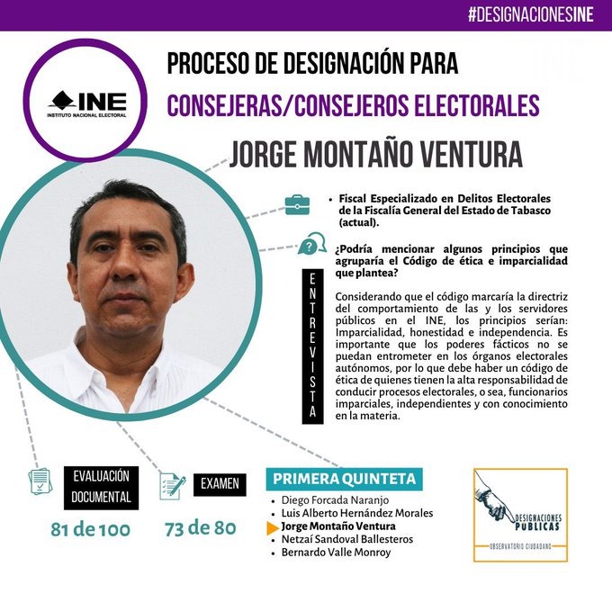 Sin precedente alguno la insaculación para elegir a los consejeros del INE: Dulce Silva